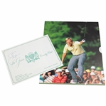 Jack Nicklaus Signed La Gorce CC Scorecard w/Masters Putter Raise Photo JSA ALOA