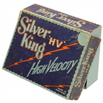 1920s Silver King HV High Velocity Dozen Golf Ball Box