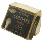 1920s Birdie Colonel Mesh Marking 1-62 Dozen Golf Ball Box