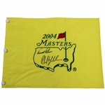 Arnold Palmer & Phil Mickelson Signed 2004 Masters Flag JSA ALOA