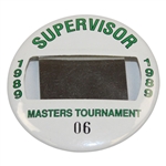 1989 Masters Supervisor Badge #6