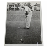 1934 General A.C. Critchley Putting at The 1st Masters Wire Photo