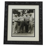 Ben Hogan, Byron Nelson & Sam Snead Signed Photo - Framed JSA ALOA