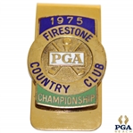 1975 PGA Championship at Firestone Country Club Commemorative Money Clip/Badge