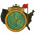 1980’s Augusta National Clock w/The Trig O Clock Co( Augusta) Stamp On Verso
