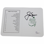 Jack Nicklaus Signed Augusta National Gc Scorecard JSA #Q58973