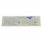 Al Geiberger Signed Replica 1977 Danny Thomas Memphis Classic Scorecard JSA ALOA