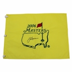 Jack Nicklaus Signed 2006 Masters Embroidered Flag JSA ALOA