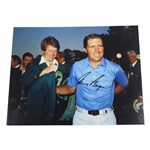 Gary Player Signed Masters Green Jacket Photo JSA ALOA