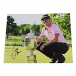 Justin Thomas Signed Photo With PGA Championship Trophy JSA ALOA