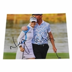 Nelly Korda & Father Petr Korda Signed Photo JSA ALOA