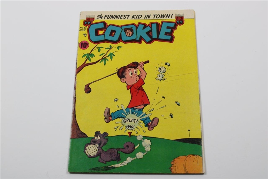 Five (5) 1950’s Golf Themed Comic Books - Little Lulu, Tom & Jerry & others