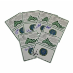 Tom McKnight(x2), Hank Kuehne, Matt Kuchar & Bill Lunde(2) Signed Oak Hill Scorecards JSA ALOA