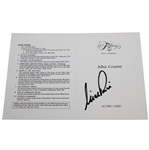 Nick Price Signed Turnberry Ailsa Course Scorecard JSA ALOA