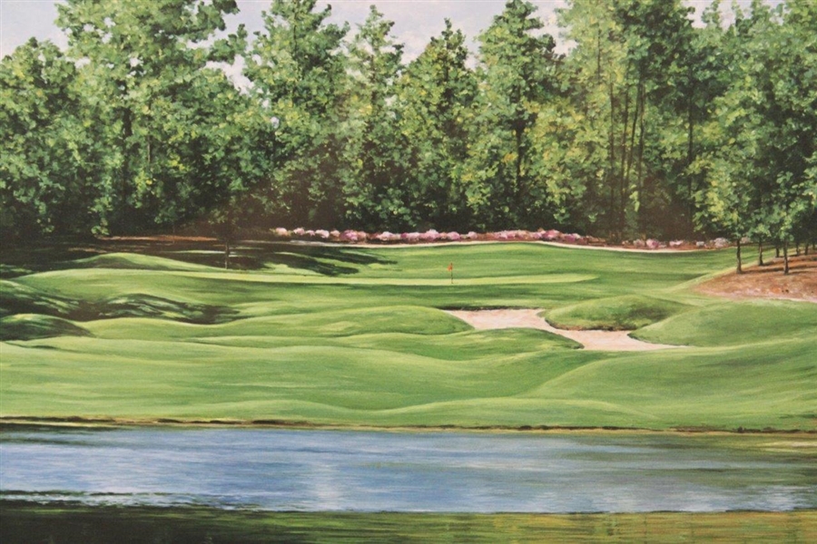 Pinehurst 'The 9th on the Seventh Course' Ltd Ed Print by Manocchia 236/950 - Framed