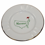 Vintage Undated Masters Ash Tray with 22 Karat Gold Rim