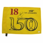 Cam Smith Signed 2022 150th Open St Andrews Flag JSA #AH61376