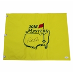 Patrick Reed Signed 2018 Masters Embroidered Flag JSA #AH61375