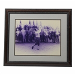 Bobby Jones B&W Follow Through Presentation Photo - Framed 