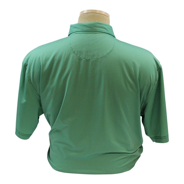 Masters Tournament Performance Tech Green Polo Size Large Golf Shirt - Used