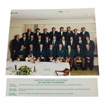 Gay Brewers 1991 Masters Champions Dinner Photo with Key