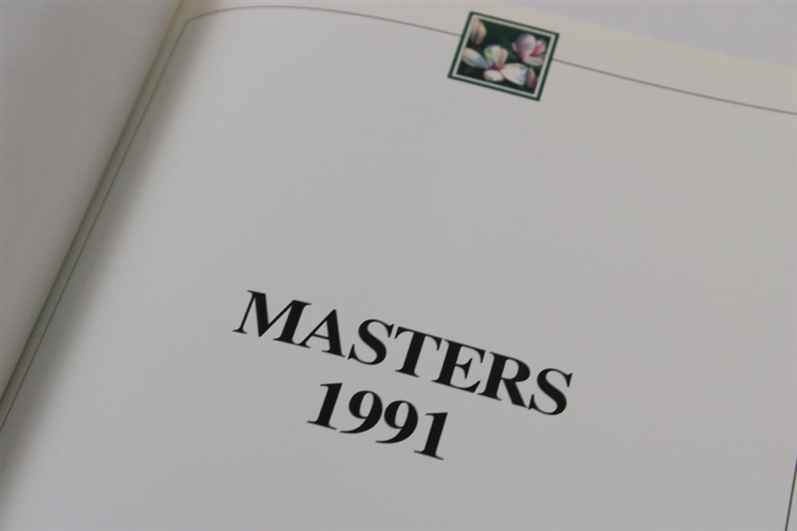 1990, 1991, 1992, 1994, 1995, & 1996 Masters Tournament Green Annual Books