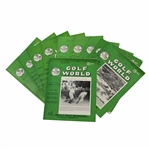 Ten (10) Various Golf World Magazines - 1952-1954 - Belonged to Mark McCormick