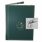 Zach Johnson Signed 2007 Masters Tournament Green Annual Book JSA ALOA