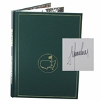Trevor Immelman Signed 2008 Masters Tournament Green Annual Book JSA ALOA