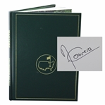 Angel Cabrera Signed 2009 Masters Tournament Green Annual Book JSA ALOA