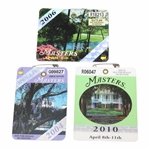 2004, 2006 & 2010 Masters Tournament SERIES Badges - Phil Mickelson Wins