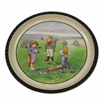 Vintage Golf Critics Grimwades Winton Stoke on Trent England Plate