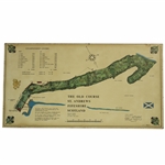 1967 The Old Course St. Andrews J.P. Izatt Layout Map