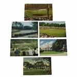 Lot of Five (5) Augusta National Golf Club Masters Postcards
