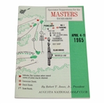 1965 Masters Tournament Spectator Guide - Jack Nicklaus Winner