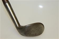 Circa 1900 D.S Hunter Special Concave Smooth Face Rut Niblick