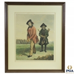 Royal Blackheath Golf Club Golfers Engraving by J. Chamberlain - Dedicated to Blackheath