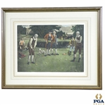 "The Last Green" Print Signed by Artist Lawrence Josset - Framed