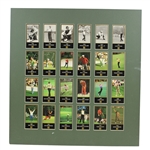 Thirty (30) Champions of Golf Masters Collection Golf Cards (GSV) - Matted with Tiger