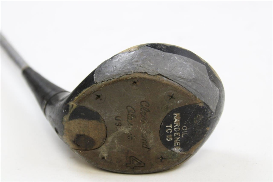 John Cook's Personal Used Cleveland Golf 4-Wood with Lead Tape