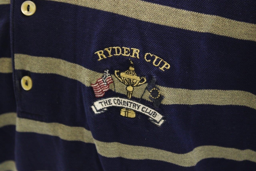 1999 Ryder Cup at The Country Club USA Team Issued Jeff Rose Caddie Golf Shirt