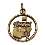 Augusta National Long Term Employee Service Pin - Logo with Ruby