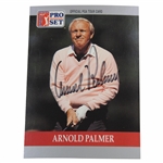 Arnold Palmer Signed 1990 Pro Set PGA Tour Card JSA ALOA