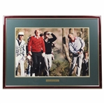 The Great Four Palmer, Nicklaus, Player & Watson Signed Photo "To Ken" - Framed JSA ALOA
