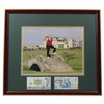 Jack Nicklaus Signed Photo with 5lb RBS Note Display - Framed JSA ALOA