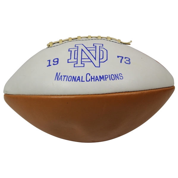 1973 Notre Dame National Champions Logo Football