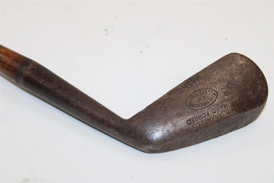 1912-1920 Tom Anderson SM Special Hickory Mashie - Oakmont Country Club’s 2nd Pro