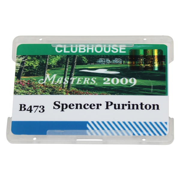 2009 Masters Clubhouse Badge