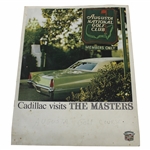 Augusta National Golf Club Cadillac Visits The Masters Brochure