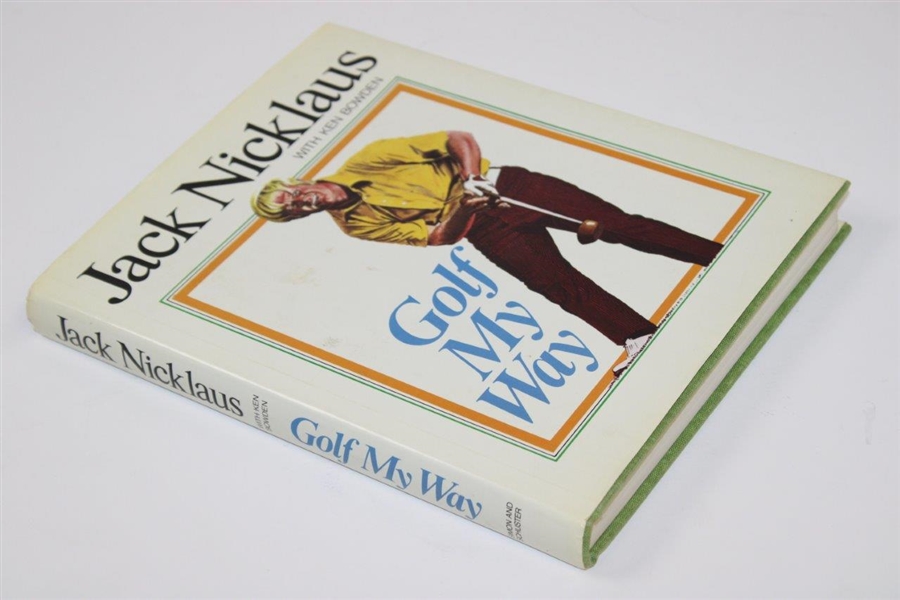 Jack Nicklaus & Jack Grout Signed 1974 'Golf My Way' Book JSA ALOA